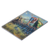 Civil War Union troops Irish Brigade  ノートブック (左側)