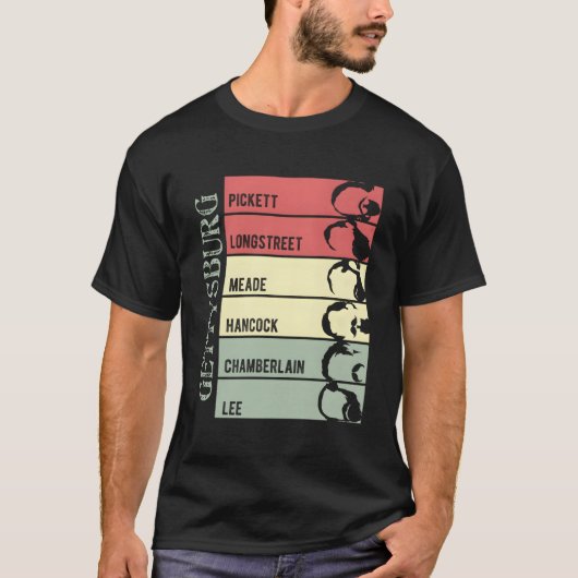 Civil Wars Beards Gettysburg Beard Old School Tシャツ (正面)