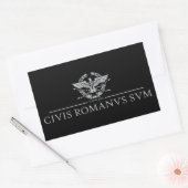 Civis Romanus Sum (CIVIS ROMANVS SVM) 長方形シール (封筒)