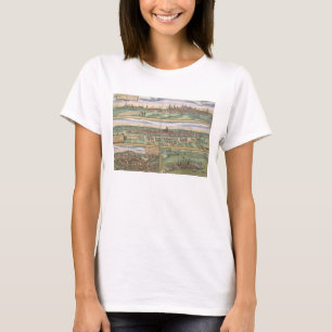 「Civitaからのニュルンベルク、UlmおよびSaltzburgの地図、 Tシャツ