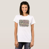Civitates Orbis Tからのポズナンとグルチョの地図 Tシャツ (正面フル)
