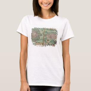 「Civitates Orbis TerからのメキシコそしてCuzcoの地図、 Tシャツ