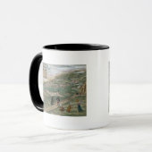 「Civitates Orbis Terrarum」からのグラナダの地図、V マグカップ (正面左)