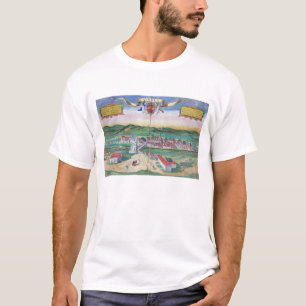 「Civitates Orbis Terrarum」からのコルドバの地図、 Tシャツ
