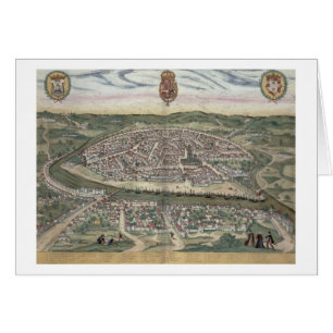 「Civitates Orbis Terrarum」からのセヴィルの地図、