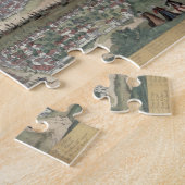 「Civitates Orbis Terrarum」からのセヴィルの地図、 ジグソーパズル (側面)