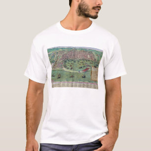 「Civitates Orbis Terrarum」からのメッシーナの地図、 Tシャツ