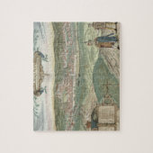 「Civitates Orbis Terrarum」からのCracowの地図、 ジグソーパズル (縦)