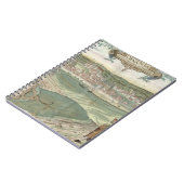 「Civitates Orbis Terrarum」からのCracowの地図、 ノートブック (左側)