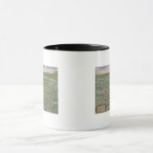 「Civitates Orbis Terrarum」からのMantuaの地図、 マグカップ (中央)