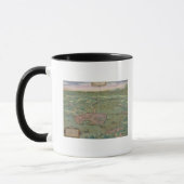 「Civitates Orbis Terrarum」からのMantuaの地図、 マグカップ (左)