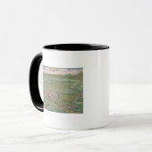 「Civitates Orbis Terrarum」からのMantuaの地図、 マグカップ (正面左)