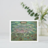 『Civitates Orbis Terrarum』より、アレクサンドリアの地図 ポストカード (スタンド正面)