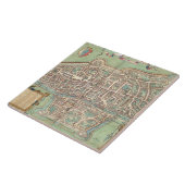 「Civitates Orbis Terrarum」bからのアウグスブルクの地図、 タイル (側面)