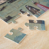 「Civitates Orbis Terrarum」bからのナイメーヘンの地図、 ジグソーパズル (側面)