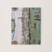 「Civitates Orbis Terrarum」bからのナイメーヘンの地図、 ジグソーパズル (縦)