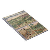 「Civitates Orbis Terrarum」bからのポアティエの地図、 ノートブック (右側)