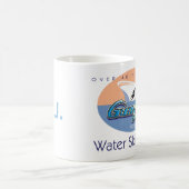 CJのgun湖の前部 コーヒーマグカップ (中央)