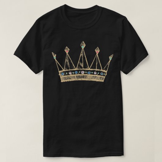 CJグリップクラウンプルオーバー、黒、小 Tシャツ (デザイン正面)