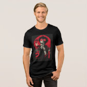 CJ Graphic Studios "Crimson Sight" Premium Tee トライブレンドＴシャツ (正面全面)