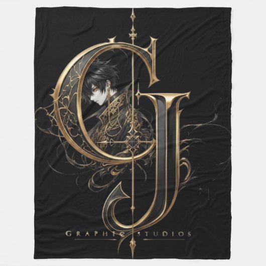 CJ Graphic Studios Signature Flece Blanket  フリースブランケット (正面)
