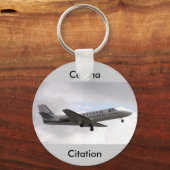 CJ in Flight, Cessna, Citation キーホルダー (正面)