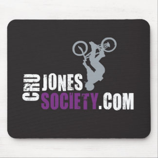 CJSの黒いマウスパッド マウスパッド