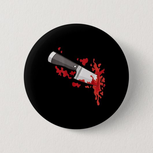 Ckのナイフ ハロウィン殺人 コスチューム ナイフ  缶バッジ (正面)