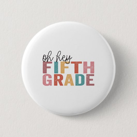 Ckの学校の学生先生Oh Hey 5th Fifth Gra 缶バッジ (正面)