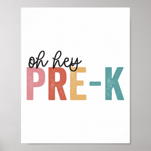Ckの学校の学生先生Oh Hey Pre-k Grade ポスター (正面)