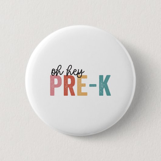 Ckの学校の学生先生Oh Hey Pre-k Grade 缶バッジ (正面)