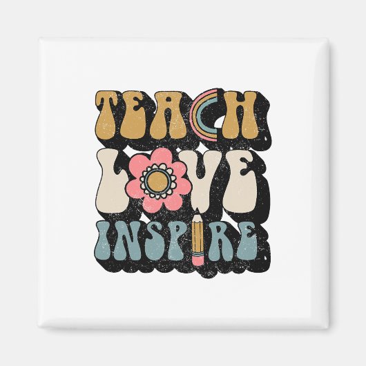 Ckは学校に愛教えのレトロインスパイア先生Wom マグネット (正面)