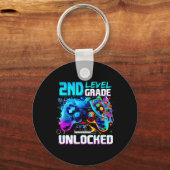 Ck学校2年生レベルのロック解除ゲーマーキッズB キーホルダー (正面)