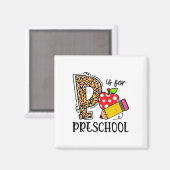 Ck学校Pは学校の幼稚園の初日である マグネット (正面/裏面)