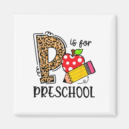 Ck学校Pは学校の幼稚園の初日である マグネット (正面)