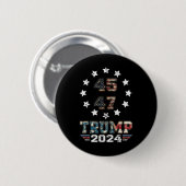 (Ck柄) 西部劇トランプカウボーイ またしても外したね 缶バッジ (正面&裏面)