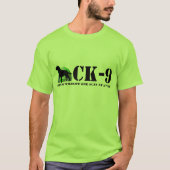 CK-9保存のイヌ科動物のギア Tシャツ (正面)