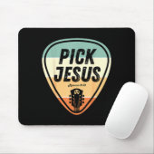 Ck Jesus Shirt Funny Christian Music Guitar Ck Men マウスパッド (マウス)