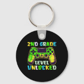 Ck To School 2nd Grade Boys Gamer First Day Second キーホルダー (正面)