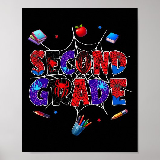 Ck To School 2nd Grade Boys Gamer First Day Second ポスター (正面)