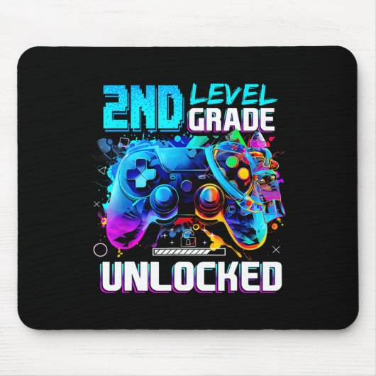 Ck To School 2nd Grade Level Unlocked Gamer Kids B マウスパッド (正面)