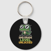 Ck To School 2nd Grade Lizard Gamer Second Level U キーホルダー (正面)