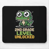 Ck To School 2nd Grade Lizard Gamer Second Level U マウスパッド (正面)