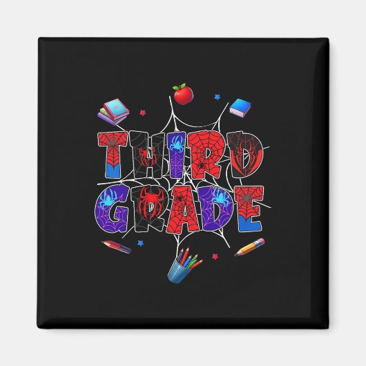 Ck To School 3rd Grade Boys Gamer First Day Of Thi マグネット (正面)