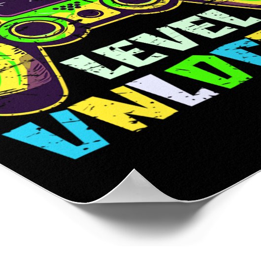 Ck To School 3rd Grade Boys Gamer First Day Third ポスター (角)