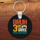 Ck To School 3rd Grade Gamer Bruh 3rd Grade Level キーホルダー (正面)