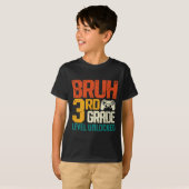 Ck To School 3rd Grade Gamer Bruh 3rd Grade Level  Tシャツ (正面フル)
