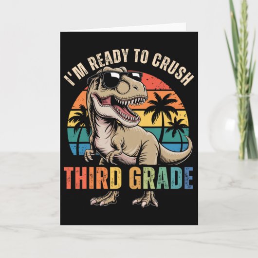 Ck To School Dinosaur Boy I'm Ready To Crush Third カード (正面)