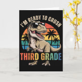 Ck To School Dinosaur Boy I'm Ready To Crush Third カード (黄色い花)