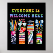 Ck To School Everyone Is Welcome Here For Teacher  ポスター (正面)